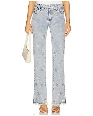 Alice + Olivia Roxie Flare Jeans - Blue