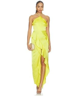 Amanda Uprichard Alessandra Maxi Dress - Yellow