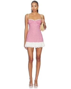 MORE TO COME Alisha Mini Dress - Red