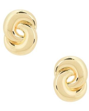 Luv Aj The Solstice Knot Studs Earring - Metallic