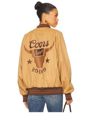 The Laundry Room Coors Banquet Rodeo Racing Jacket - Blue