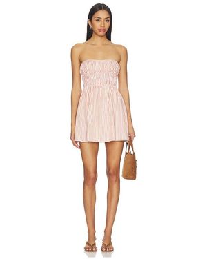 neve mini dress in black stripe more to come Simple black short prom dress, black homecoming dress – shdress main image 1
