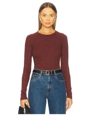 Agolde Delphi Slim Tee - Red