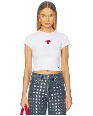 Hype and Vice Chicago Bulls Baby Tee - White