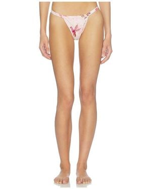 PATBO Orchid Bloom Bikini Bottom - White