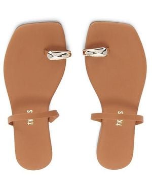 TKEES Colette Sandal - White