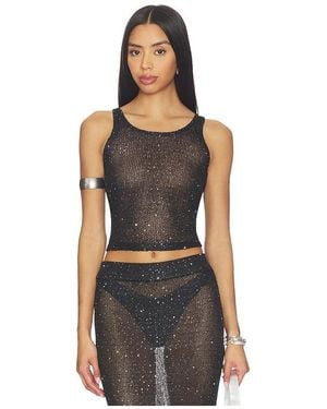 superdown Miranda Knit Top - Black