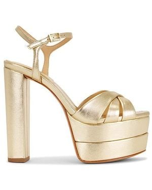SCHUTZ SHOES Keefa High Platform - Metallic