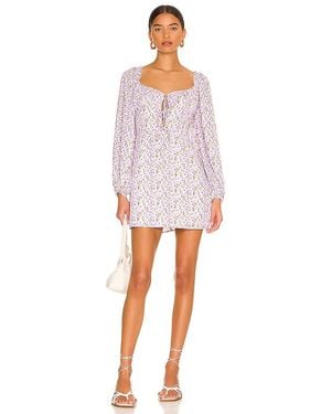 MORE TO COME Shelly Puff Sleeve Dress - Multicolour