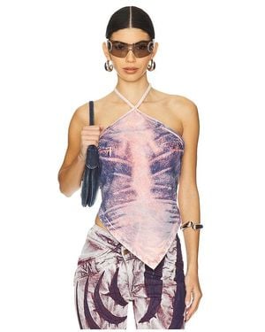 MASHA POPOVA Whisker Bandana Top - White