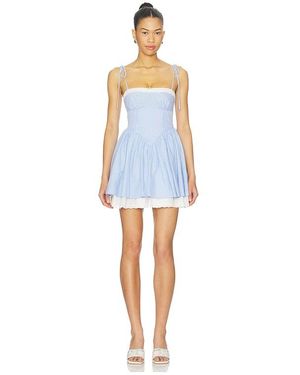 MORE TO COME Anastasia Mini Dress in Pink | Lyst