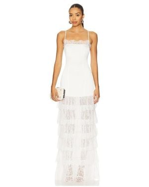 MAJORELLE Felicite Maxi Dress - White