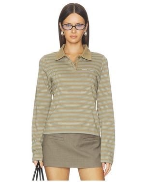 Samsøe & Samsøe Sadonell Long Sleeve Polo - Natural