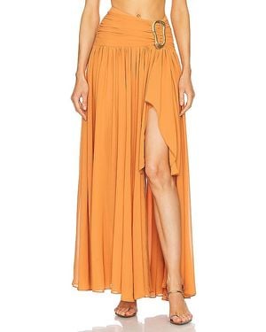Michael Costello X Revolve Blair Maxi Skirt - Orange