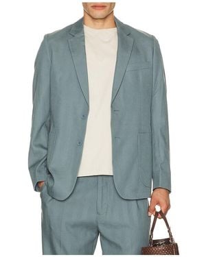 Percival Lyocell Regular Blazer - Blue