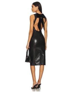Alice + Olivia Vestido Midi Wynell En Color Negro Talla (También En 10, 4, 6, 8)