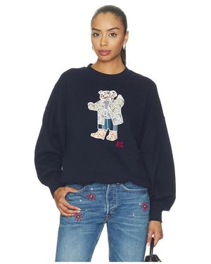 Polo Ralph Lauren Fleece-Sweatshirt Mit Rundhalsausschnitt - Blau