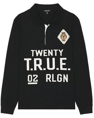 True Religion Polohemd - Schwarz