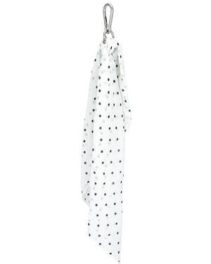 petit moments Polka Scarf Keychain - White