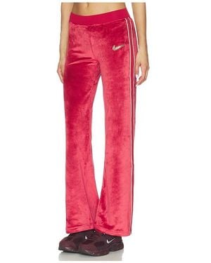 Nike Velour Pant - Red