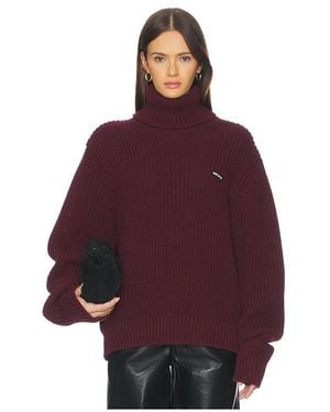 ROTATE BIRGER CHRISTENSEN Knit Turtleneck Jumper - Purple