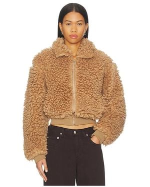 MORE TO COME Indira Teddy Jacket - Natural