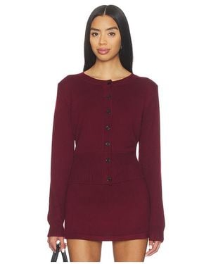 Amelie Teje Oberteil Elle Knit - Rot