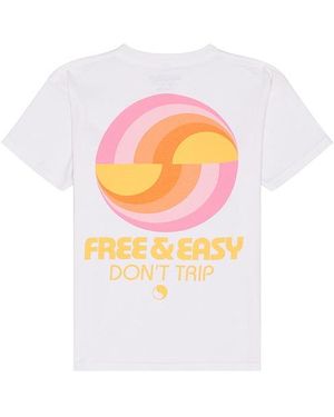 Free & Easy Golden Light Kids Short Sleeve Tee - White