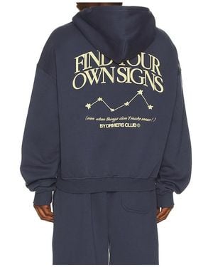 DRMERS CLUB Find Your Own Signs Hoodie - Blue