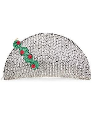 Simon Miller Clutch Beaded Lune - Mehrfarbig