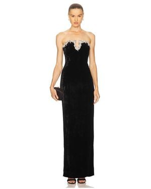 Rachel Gilbert Claudine Gown - Black