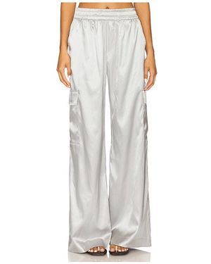 Heroine Sport Satin Cargo Pants - White