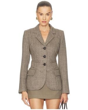 Smythe Three Button Blazer - Natural