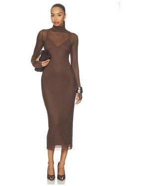 AFRM Shailene Dress - Brown