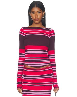 AFRM Madsen Top En Color Rojo Talla (También En L, M, S, Xl, Xs, Xxl, Xxs)