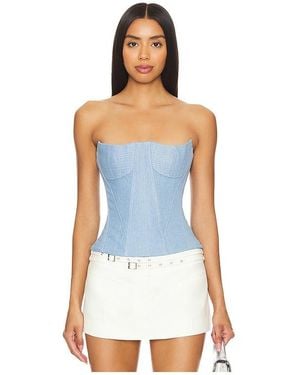 Rozie Corsets Oberteil Bustier Corset - Weiß