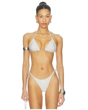 Frankie's Bikinis X Jennie Mabel Satin Top - Natural