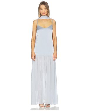 Show Me Your Mumu Vestido Dahlia En Color Bebe Azul Talla (También En S, Xs, M, Xl) - Blanco