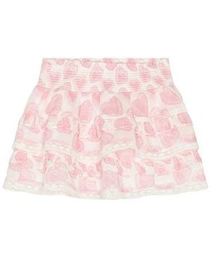LoveShackFancy Minifalda Billie En Color Rosado Talla (También En 4)