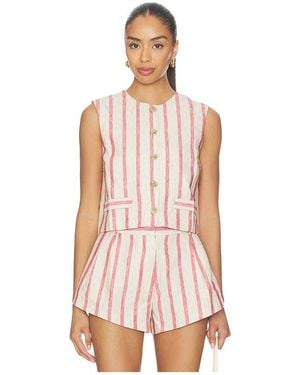 Amanda Uprichard Jeremiah Top - Pink