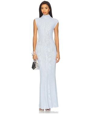 SER.O.YA Maxikleid Laissa - Weiß