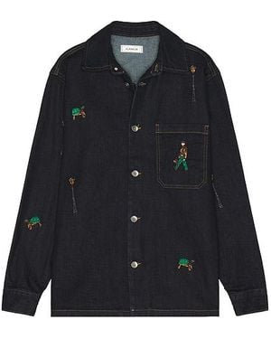 flâneur Hemd - Schwarz