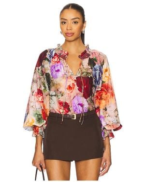 Alice + Olivia Kurzarm-Oberteil Norah - Rot