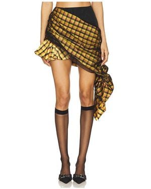 Kim Shui Wrap Up Skirt - Yellow
