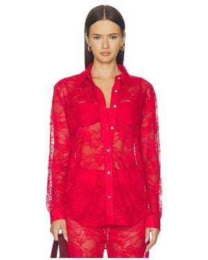 Muma World Aka Sukara Laced Classic Shirt - Red