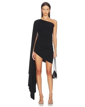 Norma Kamali Diana Pickleball Dress With Sleeve - Black