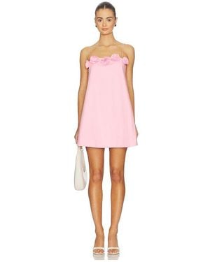 Caroline Constas Vestido Vera En Color Rosado Talla (También En Xl)