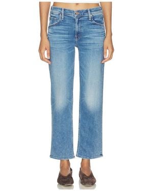 Mother The Newbie Ankle Jeans - Blue