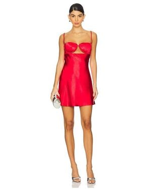Runaway the Label Cherish Mini Dress - Red