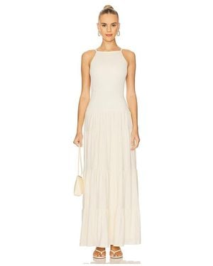 WeWoreWhat Smocked Drop Waist Maxi Dress - White
